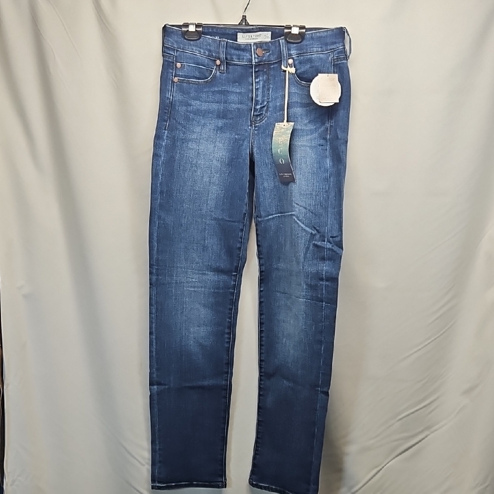 Liverpool Denim Straight Leg Jeans
